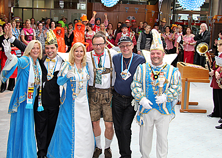 Prinzenempfang in der Sparkasse
