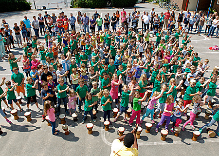 Trommelprojekt Grundschule am Bienenhaus