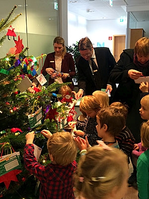 Weihnachtswunschbaum in Vluyn