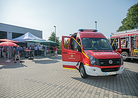 Im vergangenen Jahr verloste die Sparkasse die Extra-Spenden beim Ehrenamtsforum mit 170 Gästen im Gerätehaus der Feuerwehr in Labbeck. 