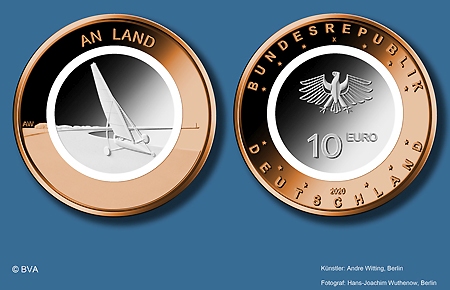Die Bundesbank verschiebt die Ausgabe der 10-Euro-Sammlermünze „An Land“ auf unbestimmte Zeit.