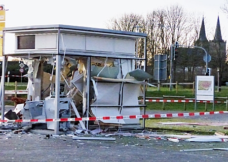 Die Explosion war gegen 3.20 Uhr in der Nacht