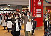 Karneval in der Sparkasse